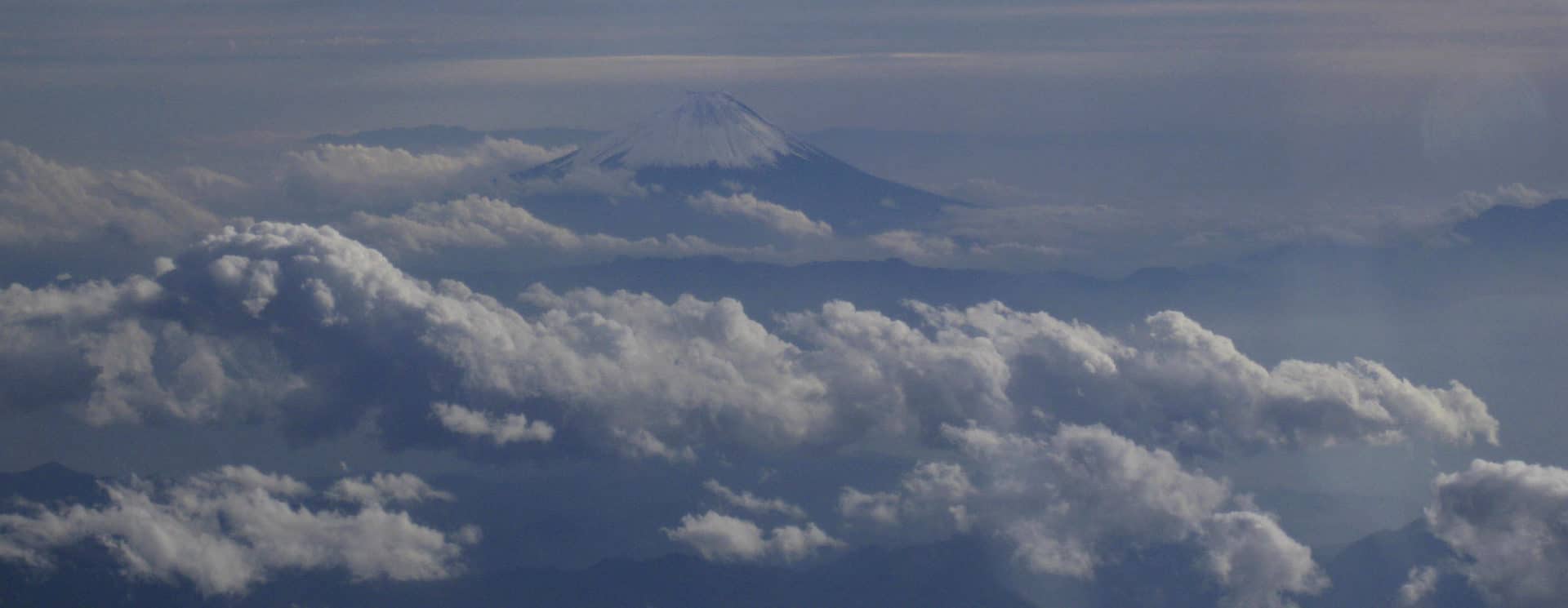 Fuji from the plane.