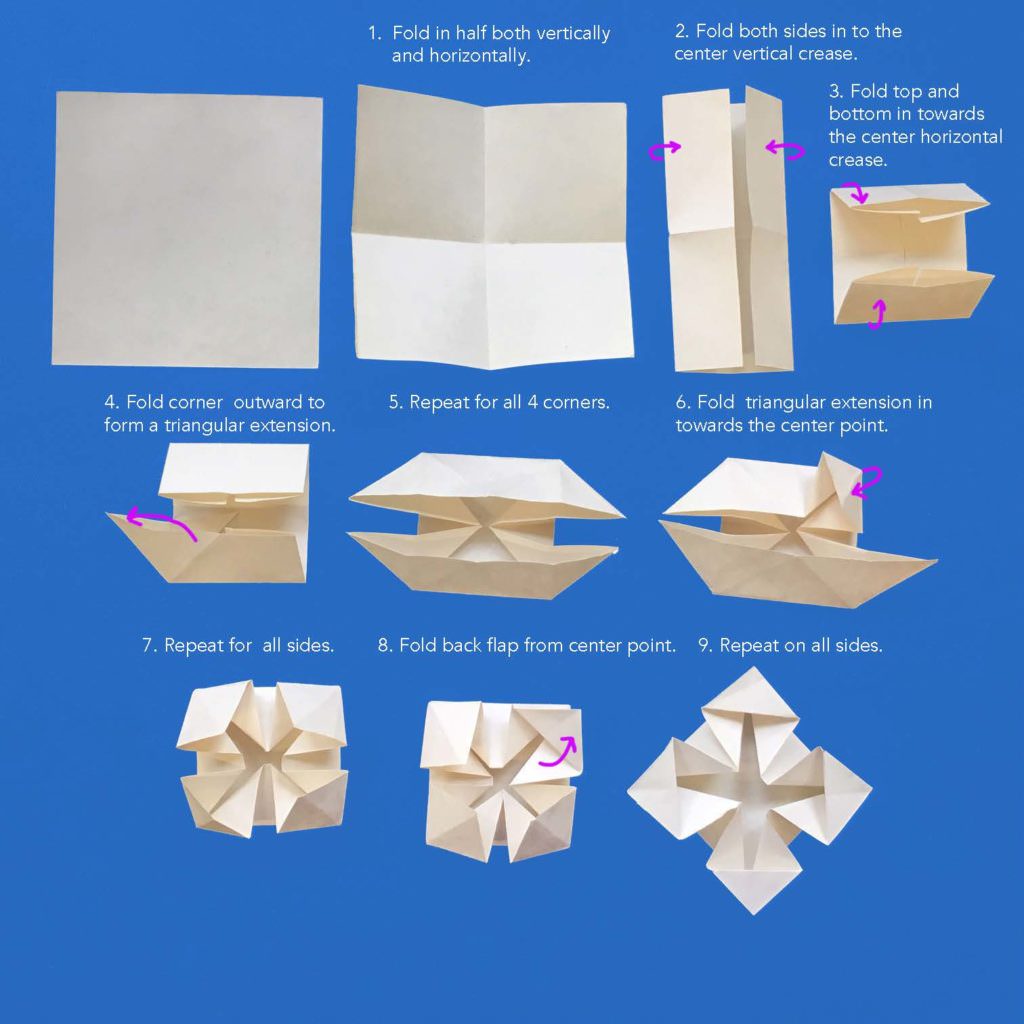 Simple Snowflake Origami